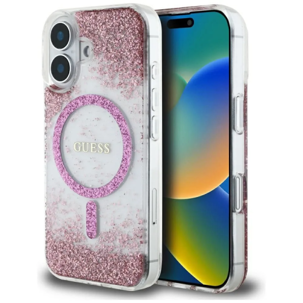 iPhone 16 Твърд кейс GUESS MagSafe