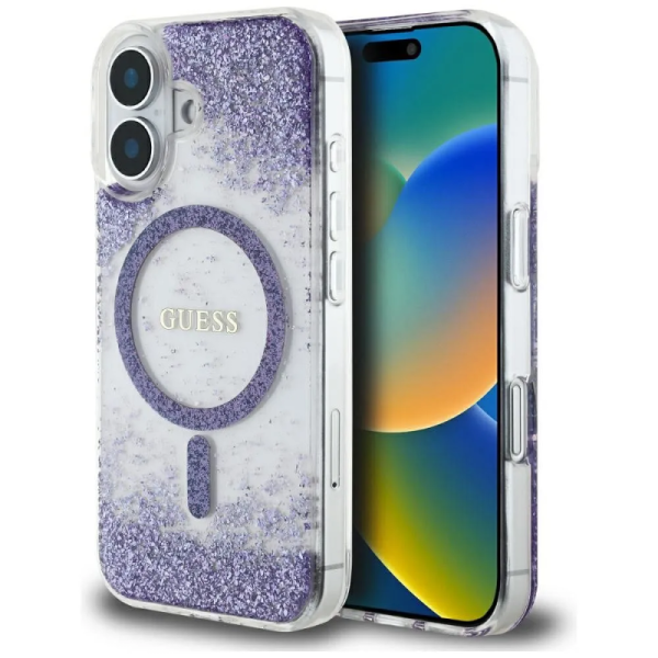 iPhone 16 Твърд кейс GUESS MagSafe