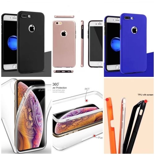 Samsung A70 Силиконов кейс от две части PC+tpu 360