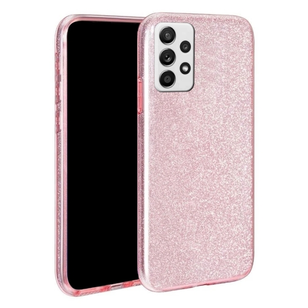 Samsung A53 5G Силиконов кейс с брокат Shining