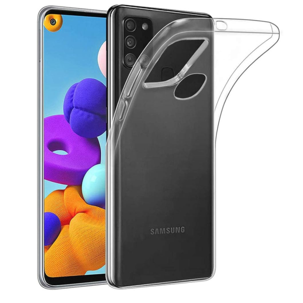 Samsung A21S Силиконов кейс прозрачен 