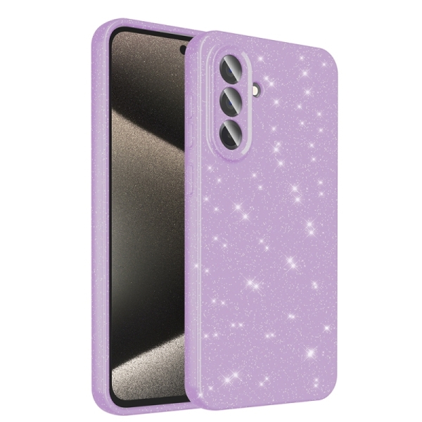 Samsung A56 Samsung A36 Силиконов кейс с брокат Shining 