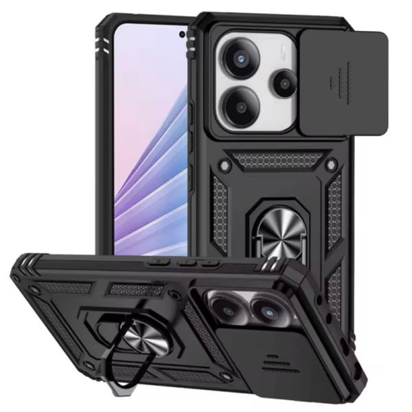 Xiaomi Redmi Note 14 4G 164mm Твърд удароустойчив кейс Ring Armor