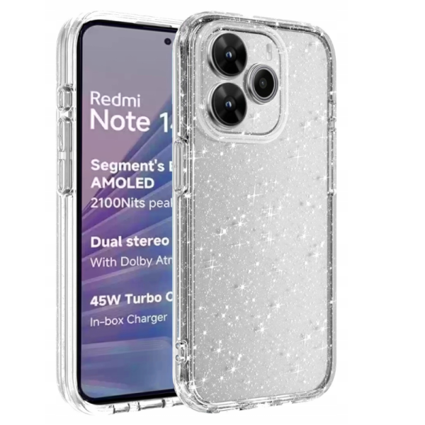 Xiaomi Redmi Note 14 4G 164mm Силиконов кейс Crystal