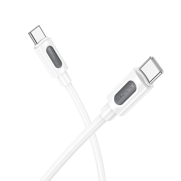 USB кабел BOROFONE BX114 Type C to Type C 60W 1m