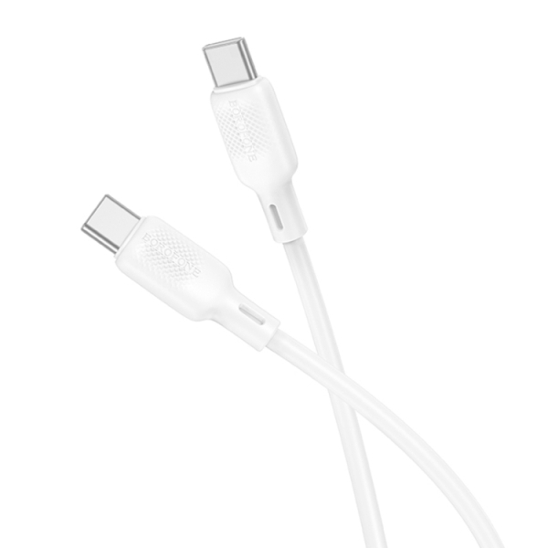 USB кабел BOROFONE BX113 Type C to Type C 60W 1m