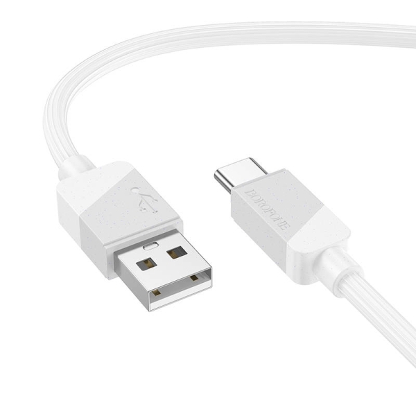 USB кабел BOROFONE BX107 USB to Type C 3A 1m
