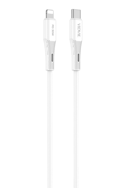 USB кабел VIDVIE CB4032 Type C to lightning 30W 1m