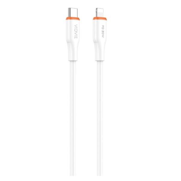 USB кабел VIDVIE CB4031 Type C to lightning 30W 1m