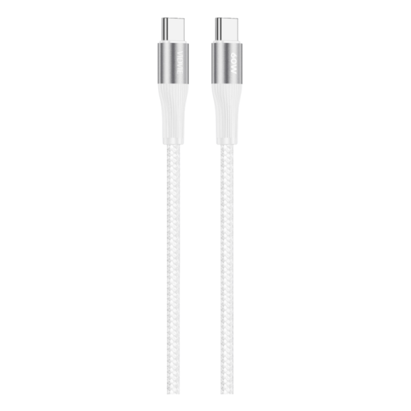 USB кабел VIDVIE CB4038 Type C to Type C 60W 2m