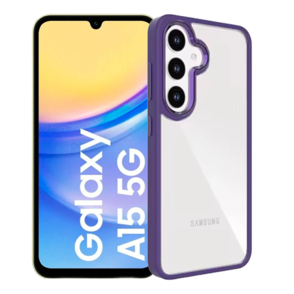 Samsung A15 Твърд кейс с кант Protective 
