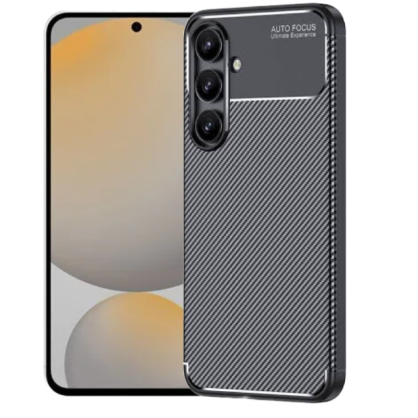 Samsung S24FE Силиконов кейс Carbon