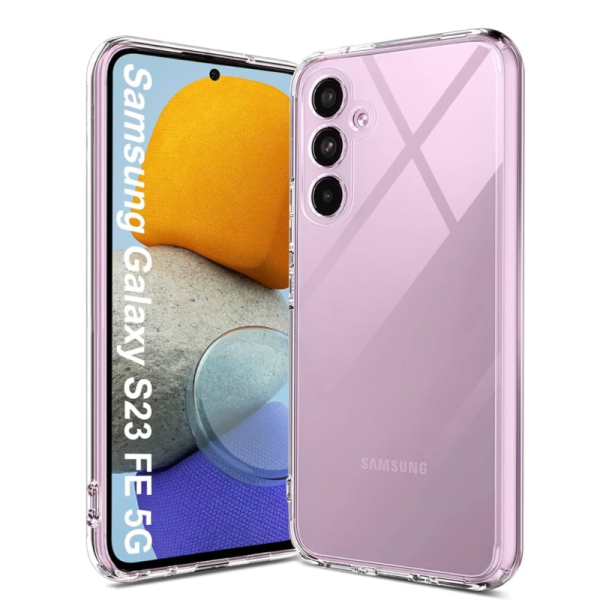 Samsung S23FE Силиконов кейс прозрачен 