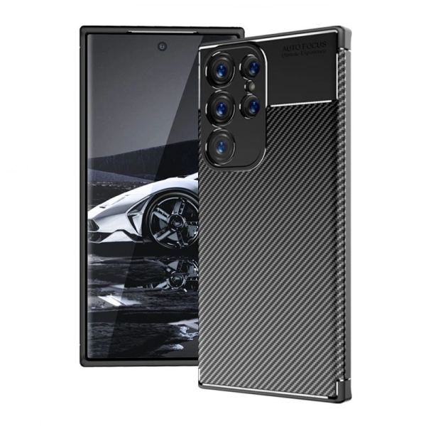 Samsung S24 Ultra 5G Силиконов кейс Carbon