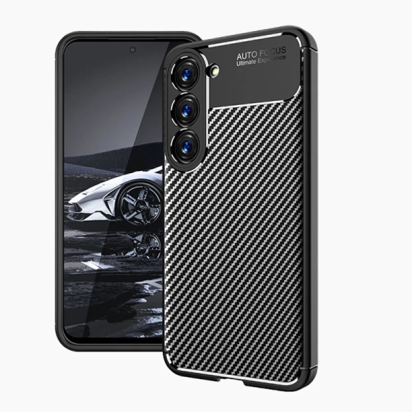 Samsung S23 Силиконов кейс Carbon