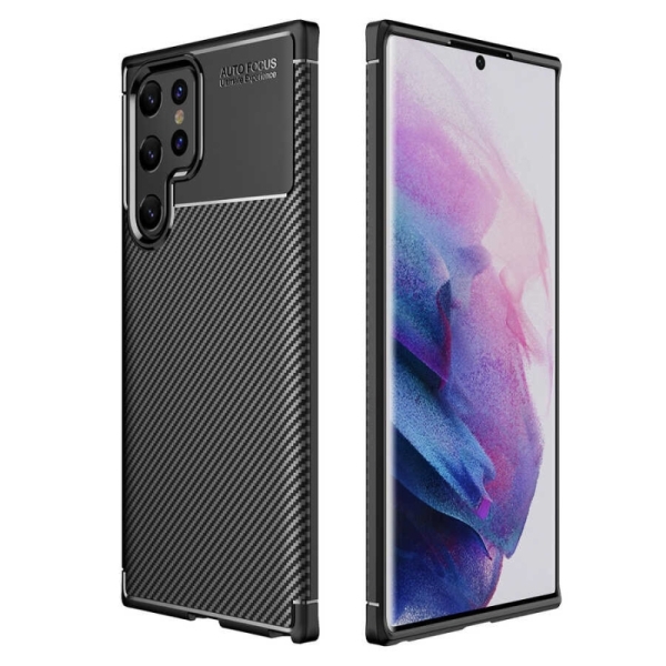Samsung S22 Ultra Силиконов кейс Carbon