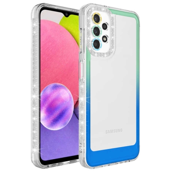 Samsung A53 Прозрачен кейс с кант 