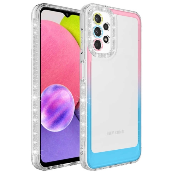Samsung A53 Прозрачен кейс с кант 