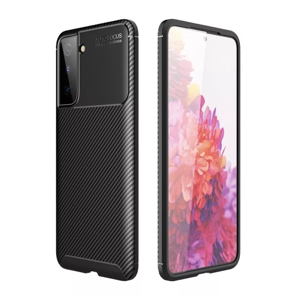 Samsung S21 Силиконов кейс Carbon
