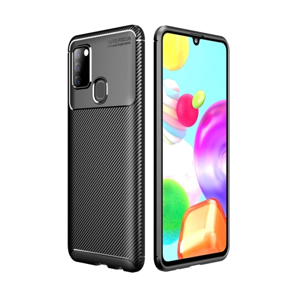 Samsung A21S Силиконов кейс Carbon