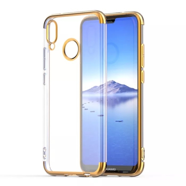 Samsung A41 Прозрачен кейс с кант