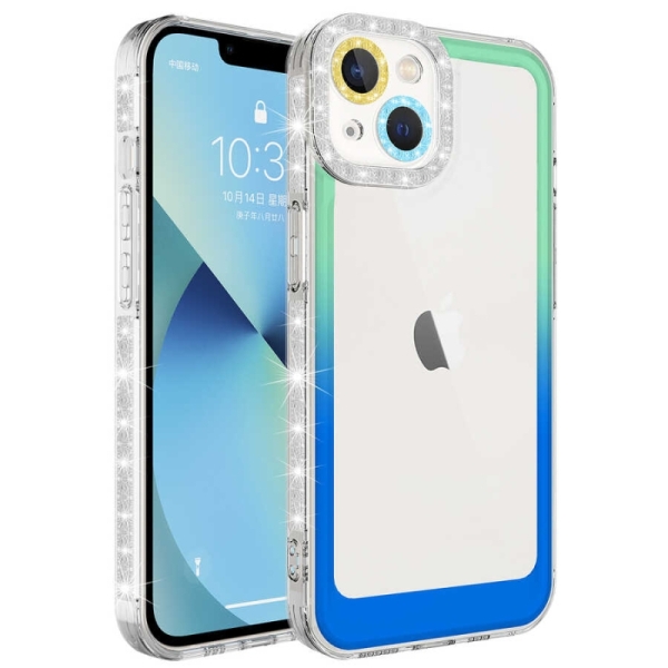 iPhone 14 Прозрачен кейс с кант 