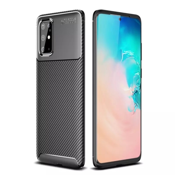 Samsung S20 Plus Силиконов кейс Carbon