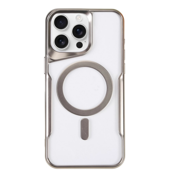 iPhone 16 Pro Силиконов кейс с кант MagSafe 
