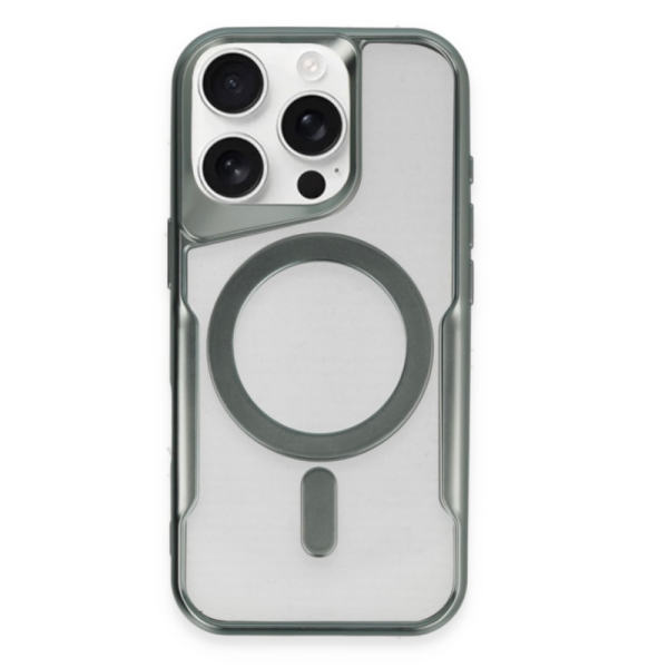 iPhone 16 Pro Силиконов кейс с кант MagSafe 