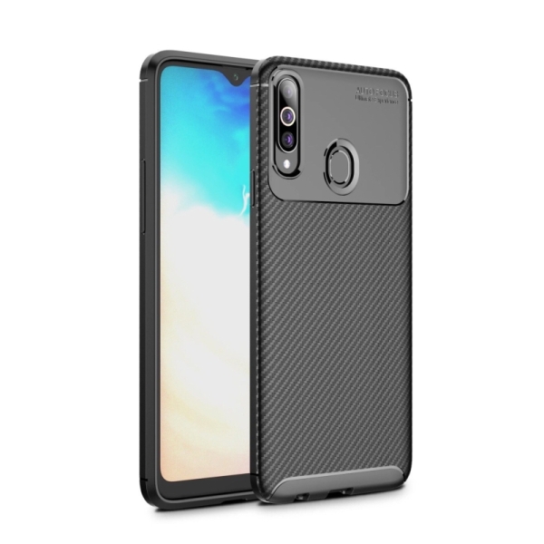 Samsung A20S Силиконов кейс Carbon