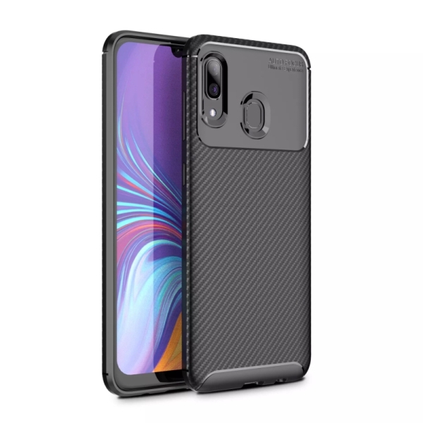 Samsung A40 Силиконов кейс Carbon