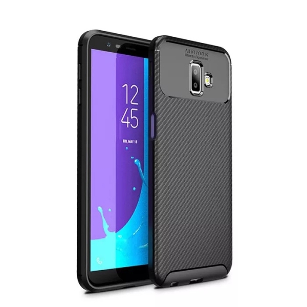 Samsung J6 Plus Силиконов кейс Carbon
