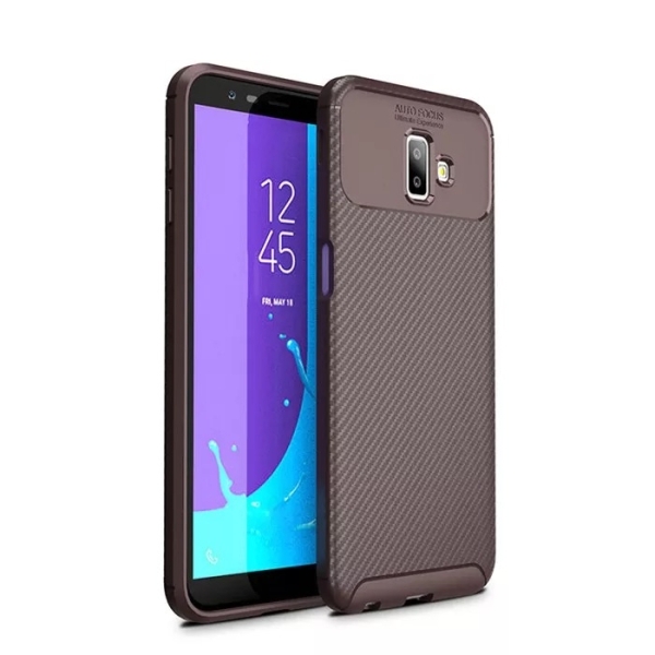 Samsung J6 Plus Силиконов кейс Carbon