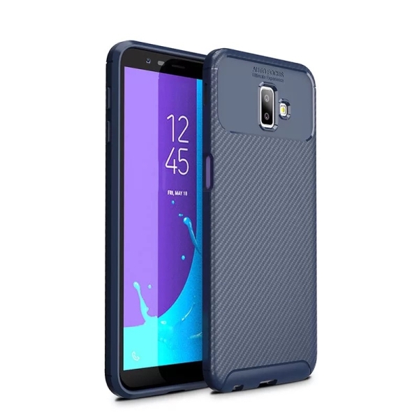 Samsung J6 Plus Силиконов кейс Carbon