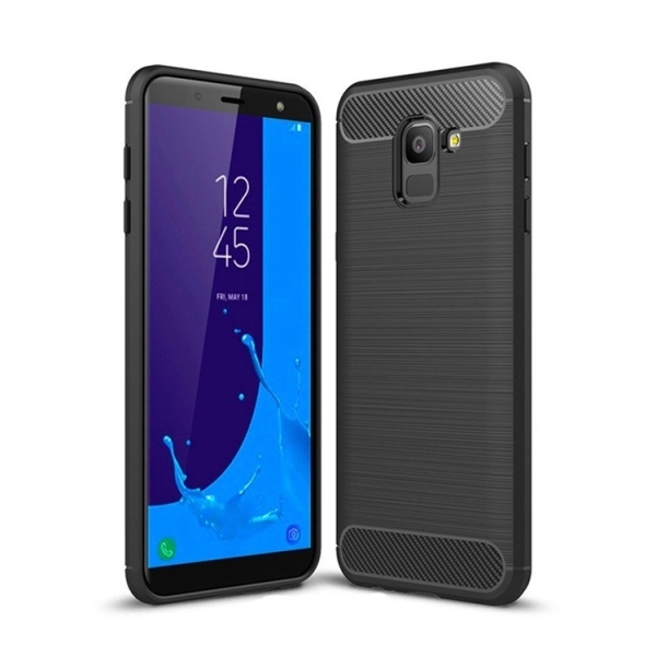 Samsung J6 2018/J600F Силиконов кейс Carbon
