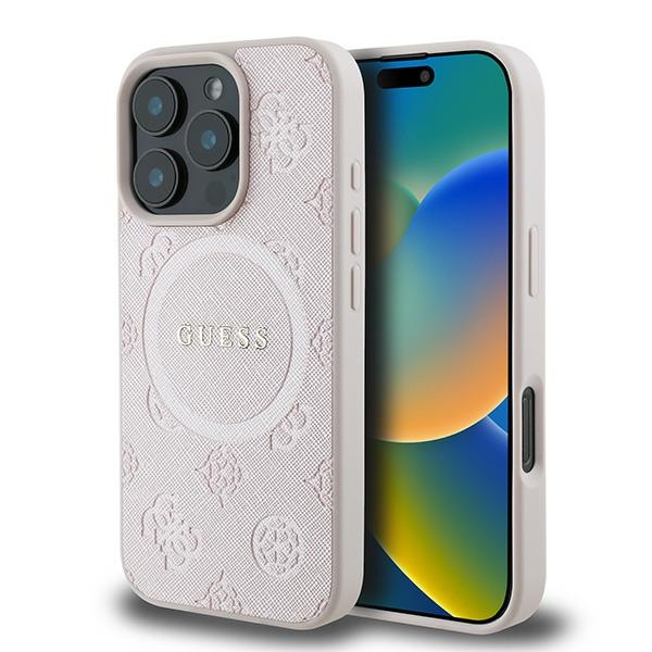 iPhone 16 Pro GUESS SAFFIANO CLASSIC кейс