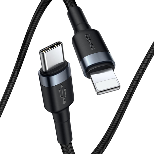 USB кабел Baseus Cafule Type C Lighting 18W QC3.0 1m