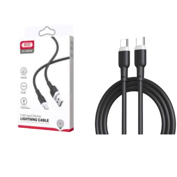 USB кабел XO Type C to Type C NBQ208B 60W 1m