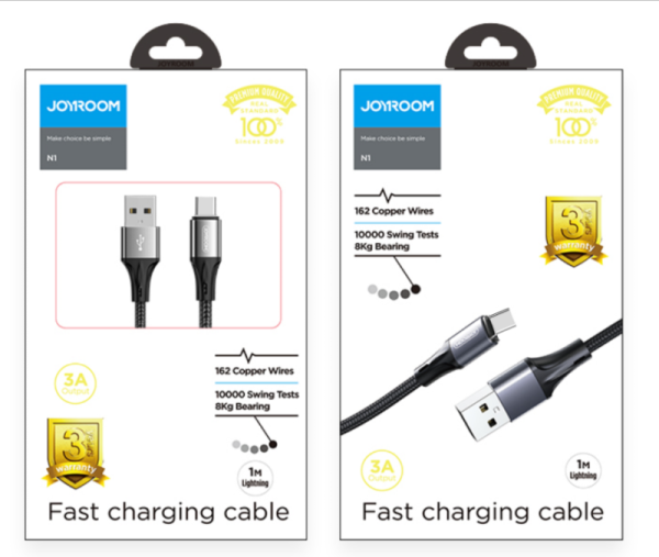 USB кабел JOYROOM Type C 3A 1M