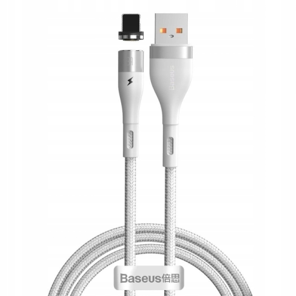 USB кабел Baseus Zinc Magnetic Safe Fast Charging USB to Lightning 2.4A 1m
