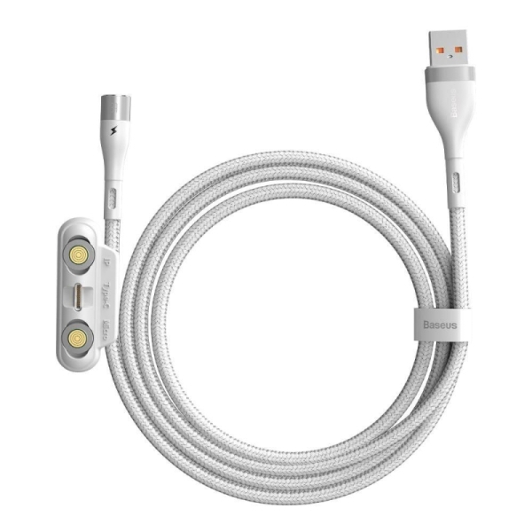 USB кабел Baseus Zinc Magnetic Safe Fast Charging Data Cable USB to Type C 3A 1m