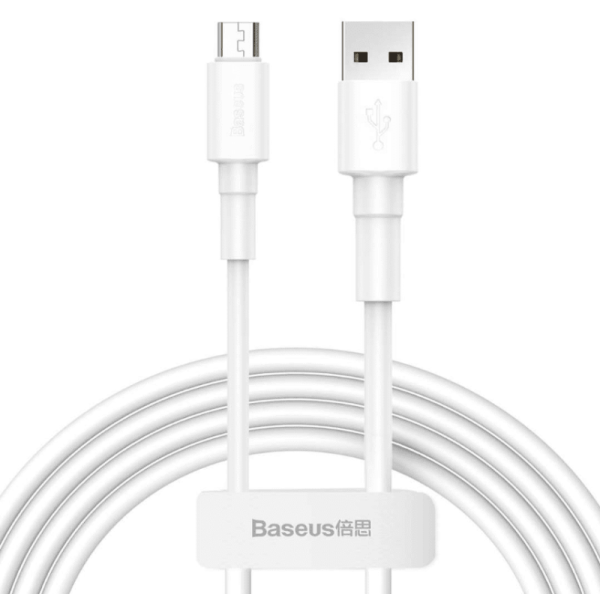 USB кабел Baseus Min USB to Micro 2.4A 1m