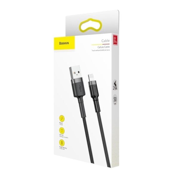 USB кабел Baseus Cafule USB to Lightning 0,5m-2.4A