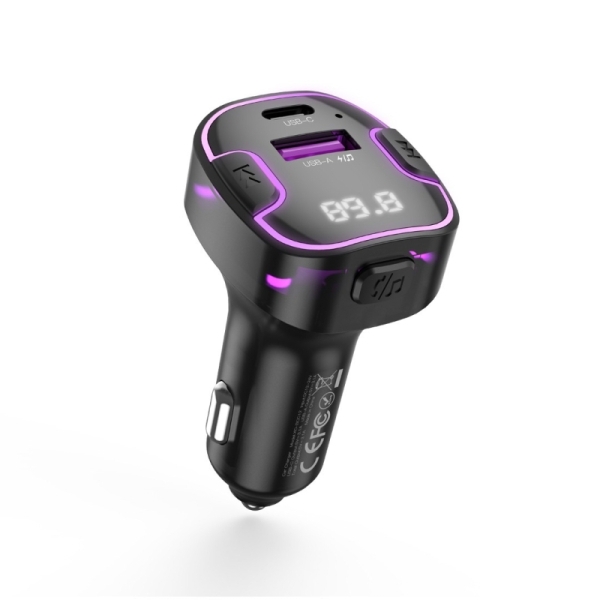 XO FM Трансмитер FMBCC12 /Bluetooth MP3 car charger 3,1A